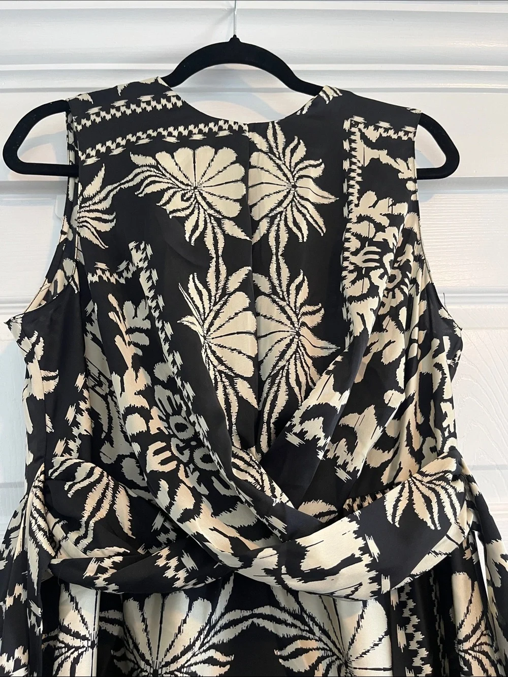 Primark Black & Cream Printed Midi Dress - Women's - Picture 2 of 8